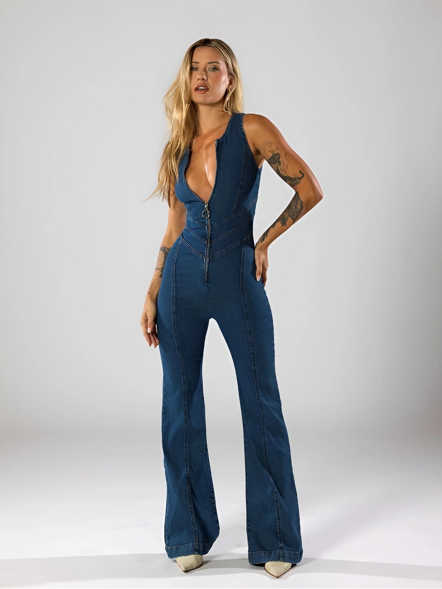 VITHAFIRM™ Denim Jumpsuit