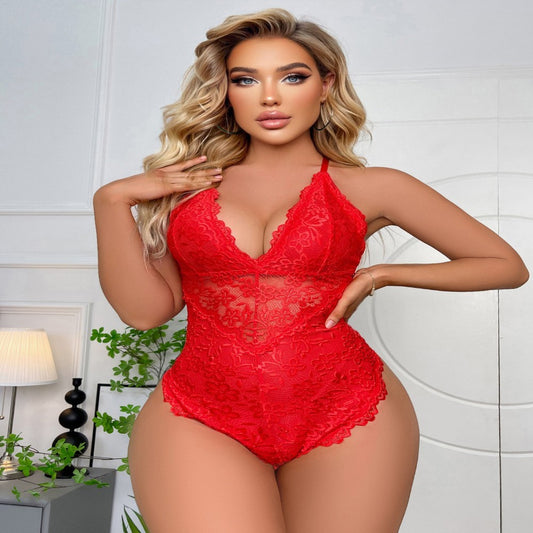 Vithafirm™ Women's Lace See-through Sling One Piece Underwear