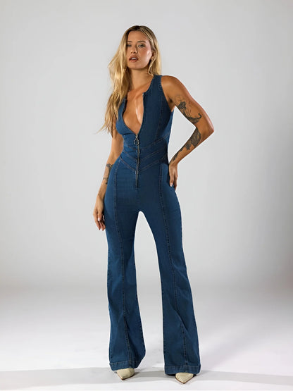 VITHAFIRM™ Denim Jumpsuit
