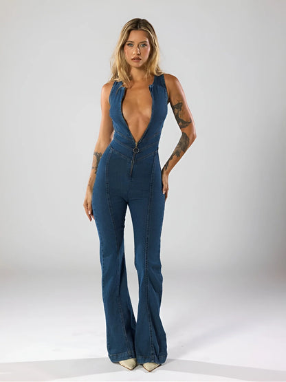 VITHAFIRM™ Denim Jumpsuit